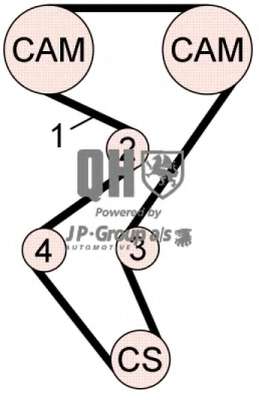 Комплект ремня ГРМ