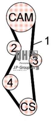 Комплект ремня ГРМ