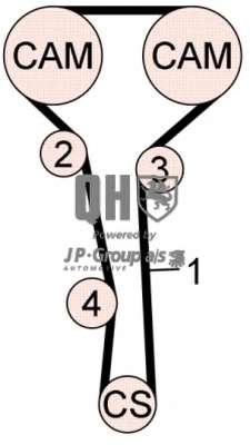 Комплект ремня ГРМ