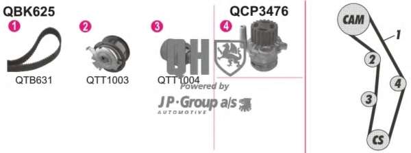 Водяной насос + комплект зубчатого ремня