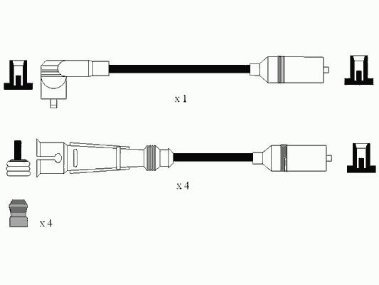 Комплект проводов зажигания