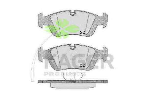 Комплект тормозных колодок, дисковый тормоз
