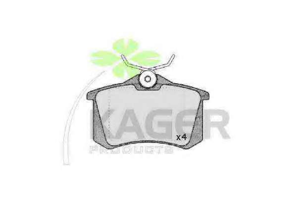 Комплект тормозных колодок, дисковый тормоз