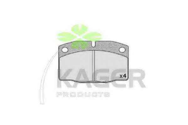 Комплект тормозных колодок, дисковый тормоз