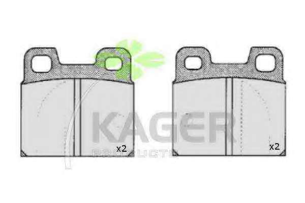 Комплект тормозных колодок, дисковый тормоз