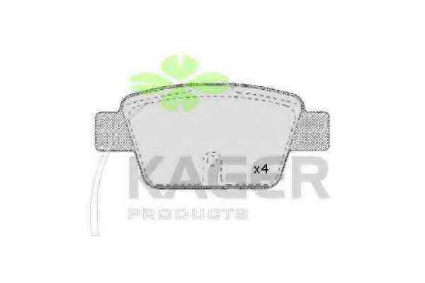 Комплект тормозных колодок, дисковый тормоз