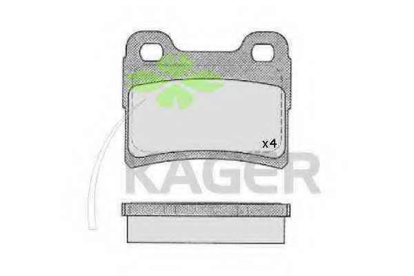 Комплект тормозных колодок, дисковый тормоз