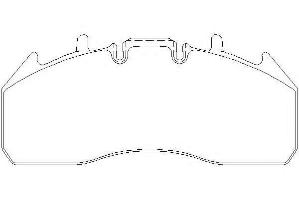 Комплект тормозных колодок, дисковый тормоз