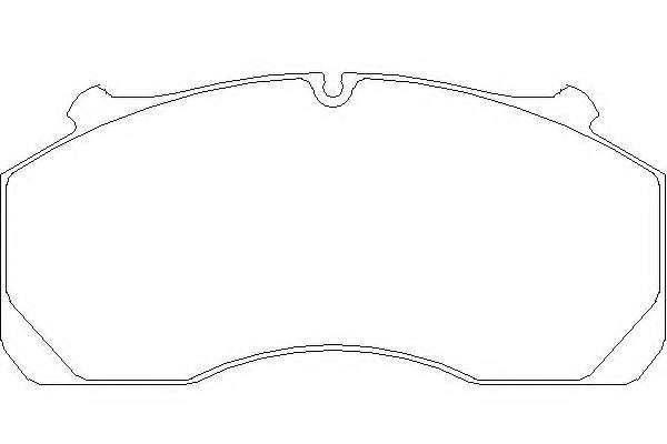 Комплект тормозных колодок, дисковый тормоз