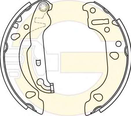 Комплект тормозных колодок