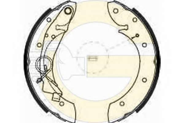 Комплект тормозных колодок