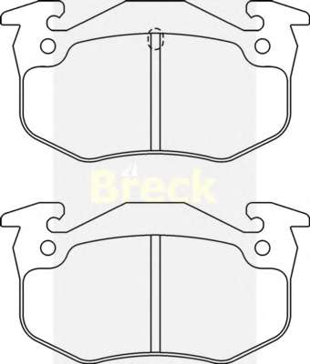 Колодки тормозные (задние) Citroen BX 82-94