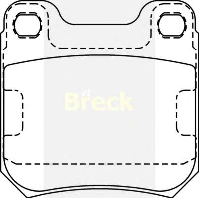 Колодки тормозные (задние) Opel Omega A 1.8/2.0 86-94