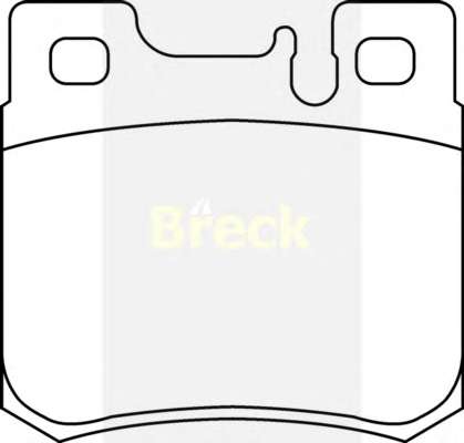 Колодки тормозные (задние) MB C-class (W202/S202)/E-class (W124/S124/W210) 93-03 (Ate)