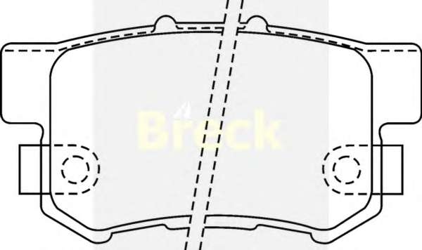 Комплект тормозных колодок, дисковый тормоз