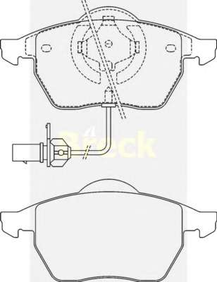 Колодки тормозные (передние) Skoda Superb/VW Passat 95-