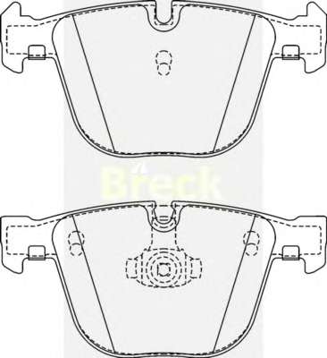 Комплект тормозных колодок, дисковый тормоз