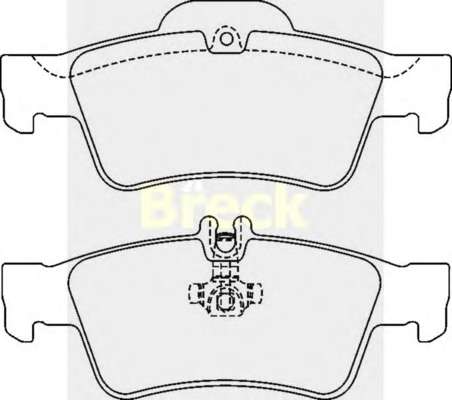 Колодки тормозные (задние) MB E-class (W211/W212) 99-