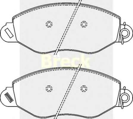 Колодки тормозные (передние) Ford Transit 2.0TDCi 00- (FWD)