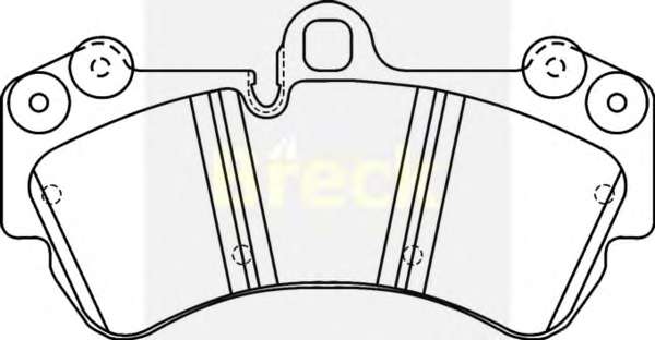 Комплект тормозных колодок, дисковый тормоз
