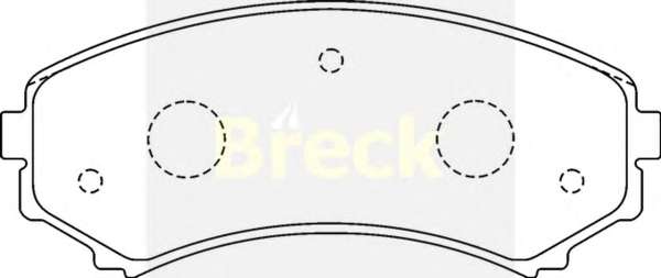 Комплект тормозных колодок, дисковый тормоз