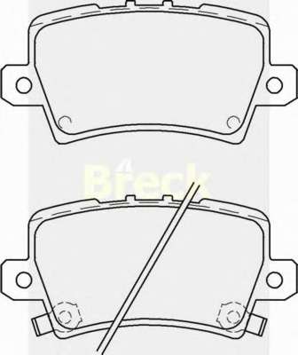 Колодки тормозные (задние) Honda Civic 1.4-2.2 05-