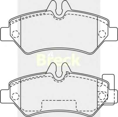 Колодки тормозные (задние) MB Sprinter 209-319 CDI/VW Crafter 30-35 06- (с датчиками)