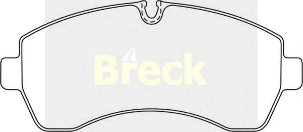 Колодки тормозные (передние) MB Sprinter 509-515CDI/VW Crafter 50 06- (спарка)