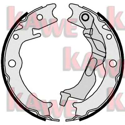 Комплект тормозных колодок, стояночная тормозная система