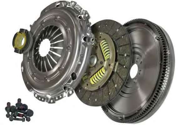 Демпфер (глухой) + комплект сцепления VW Caddy 1.9TDI 77kw 04-10/Skoda Superb