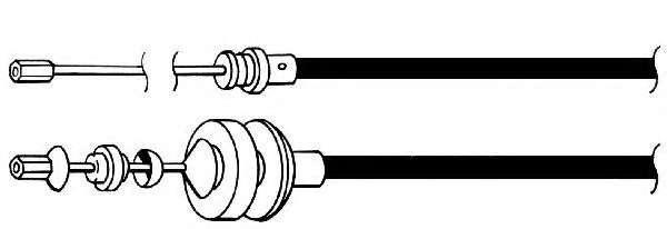 Трос, управление сцеплением