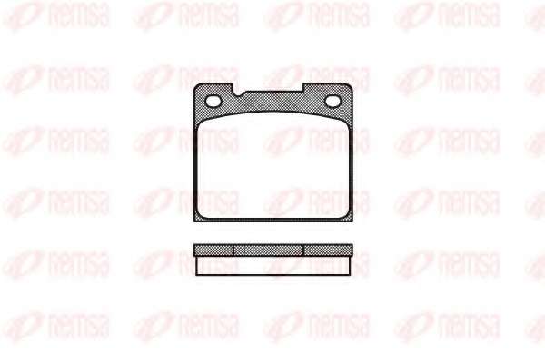 Комплект тормозных колодок, дисковый тормоз