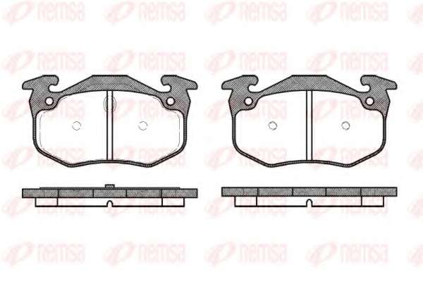 Комплект тормозных колодок, дисковый тормоз
