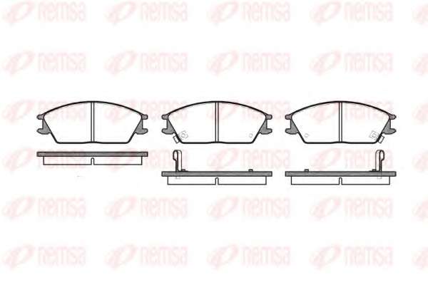 Комплект тормозных колодок, дисковый тормоз