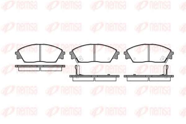 Комплект тормозных колодок, дисковый тормоз