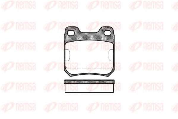 Комплект тормозных колодок, дисковый тормоз