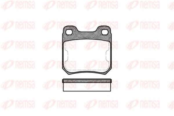 Комплект тормозных колодок, дисковый тормоз