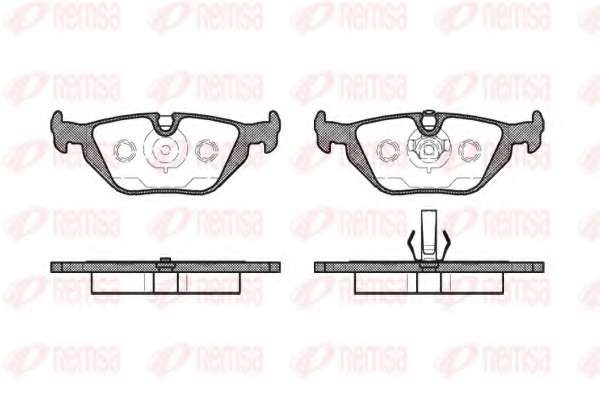 Комплект тормозных колодок, дисковый тормоз