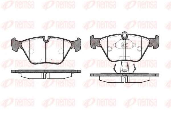 Комплект тормозных колодок, дисковый тормоз