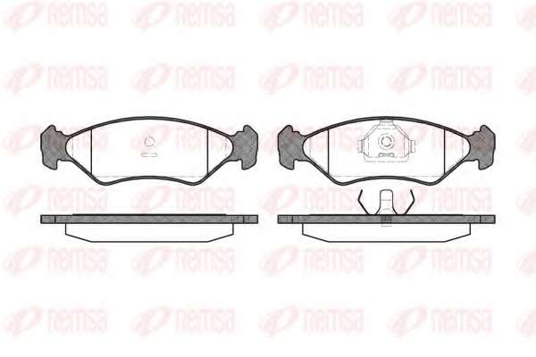 Комплект тормозных колодок, дисковый тормоз