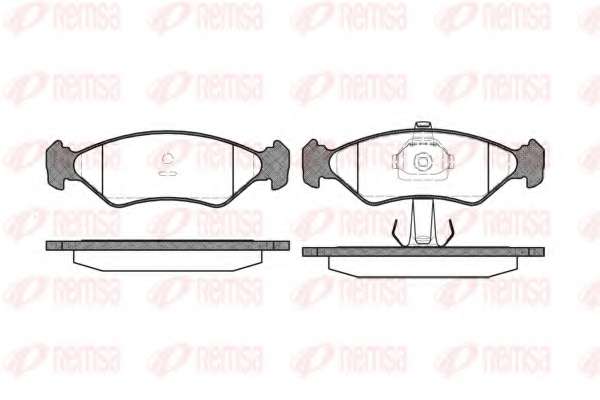 Комплект тормозных колодок, дисковый тормоз