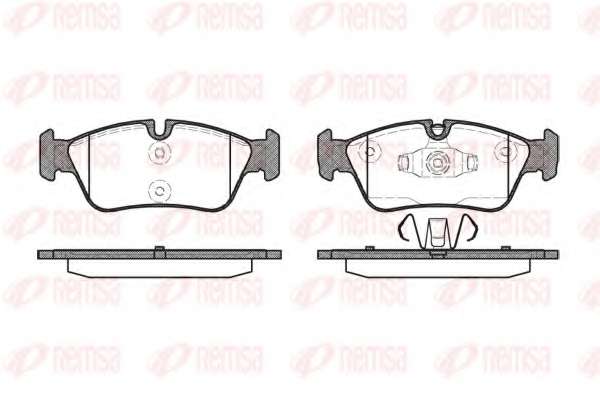 Комплект тормозных колодок, дисковый тормоз