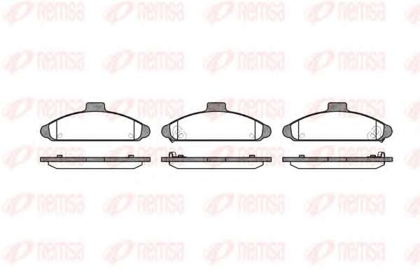 Комплект тормозных колодок, дисковый тормоз