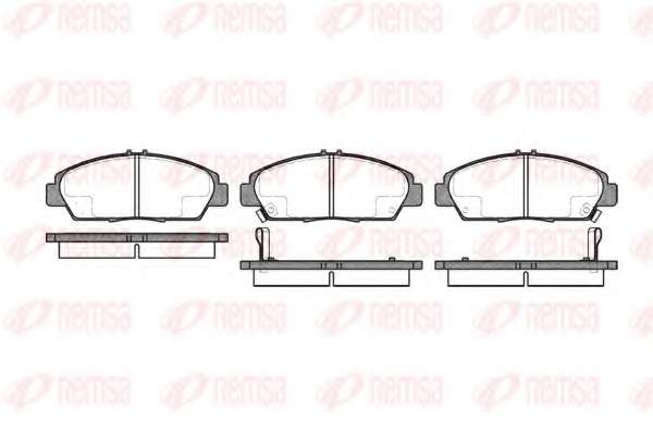 Комплект тормозных колодок, дисковый тормоз