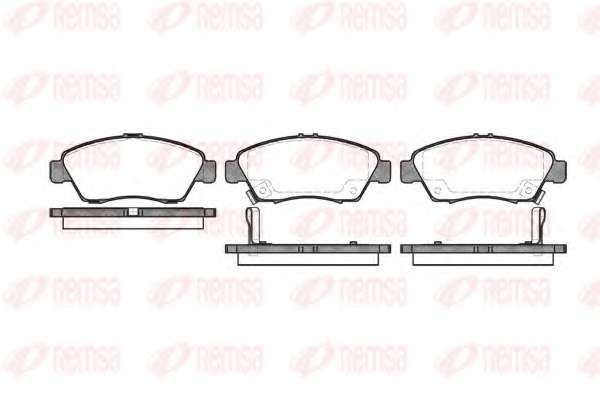 Комплект тормозных колодок, дисковый тормоз