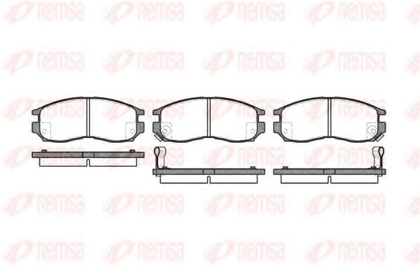 Комплект тормозных колодок, дисковый тормоз