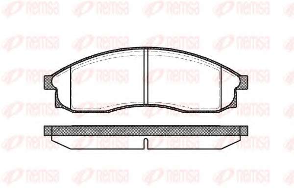 Комплект тормозных колодок, дисковый тормоз
