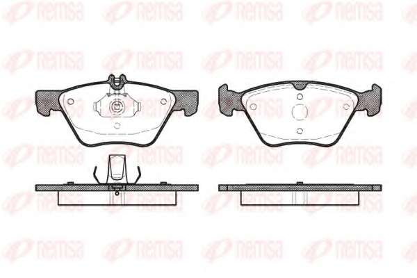 Комплект тормозных колодок, дисковый тормоз