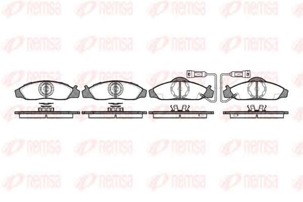 Комплект тормозных колодок, дисковый тормоз