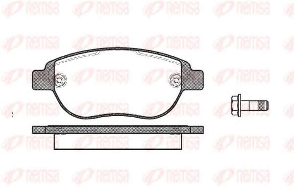 Комплект тормозных колодок, дисковый тормоз